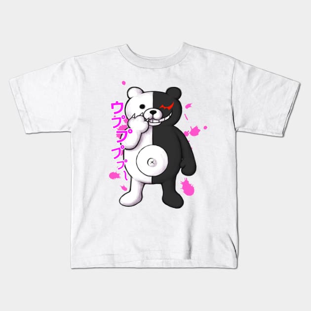 Monokuma - Danganronpa Kids T-Shirt by Studio Marimo